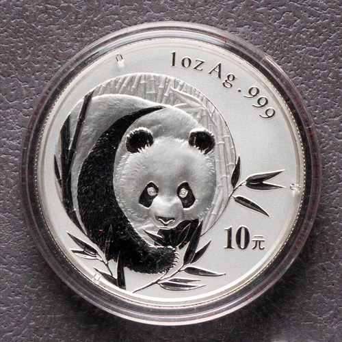 2003 China 1 oz Panda Silver Coin Bu
