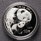 2004 China 1 oz Panda Silver Coin Bu