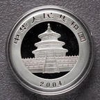 2004 China 1 oz Panda Silver Coin Bu