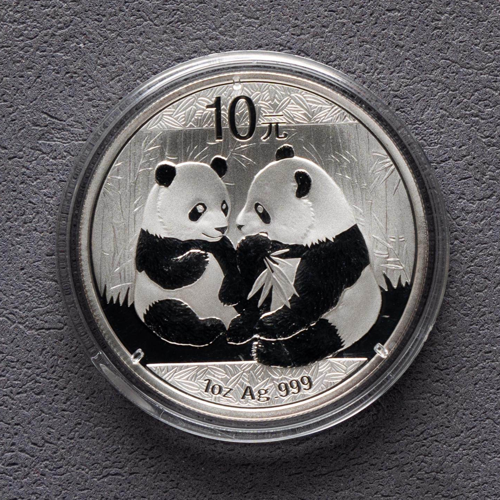 2009 China 1 oz Panda Silver Coin Bu