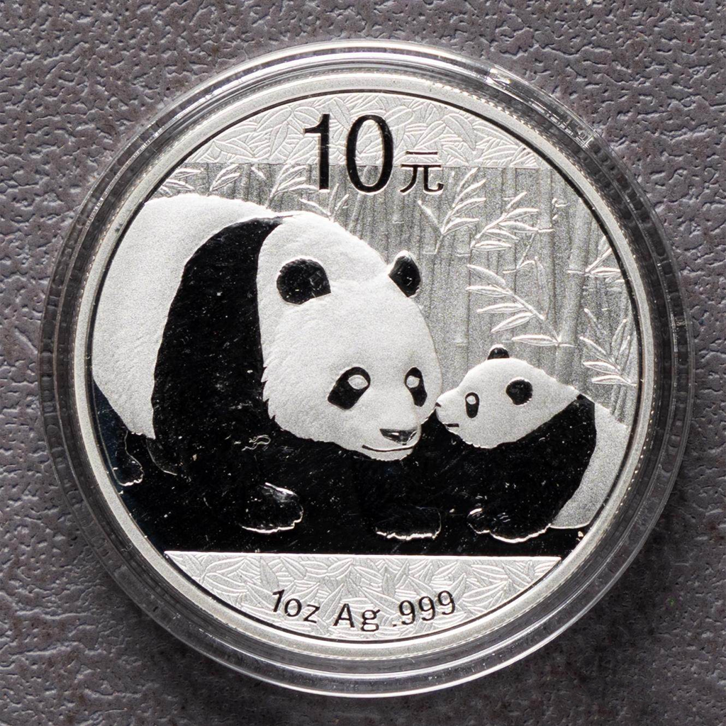 2011 China 1 oz Panda Silver Coin Bu