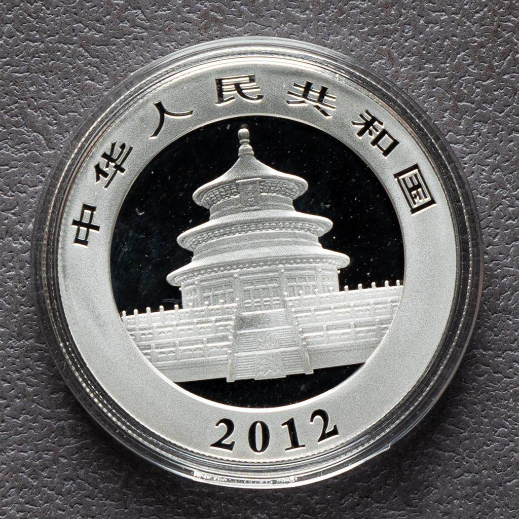 2012 China 1 oz Panda Silver Coin Bu