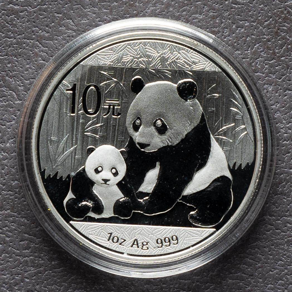 2012 China 1 oz Panda Silver Coin Bu