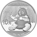 2017 China 10 Yuan 30g Ag.999 Panda Silver Coin Bu