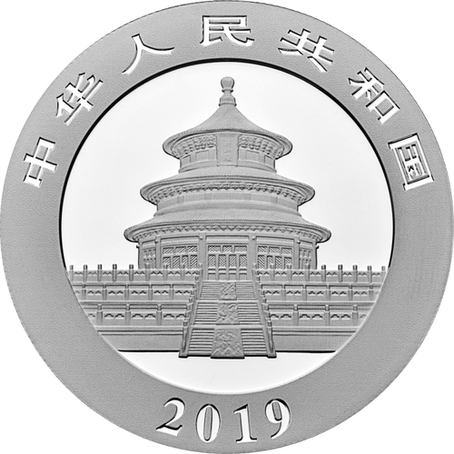2019 China 10 Yuan 30g Ag.999 Panda Silver Coin Bu