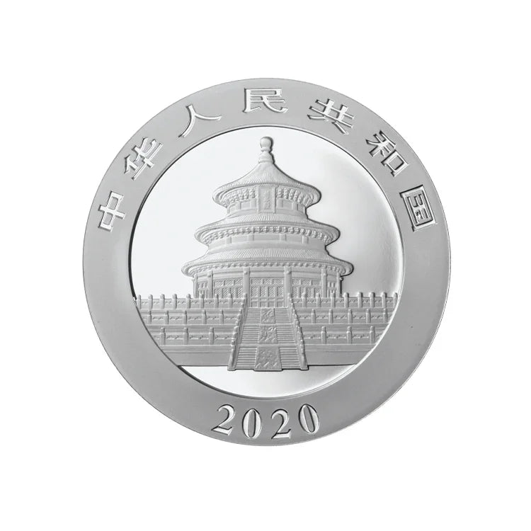 2020 China 30 gram Panda Silver Coin Bu