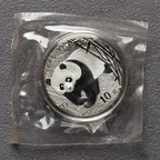 2005 - 2000 China Panda Silver Coins - 1oz .999 BU