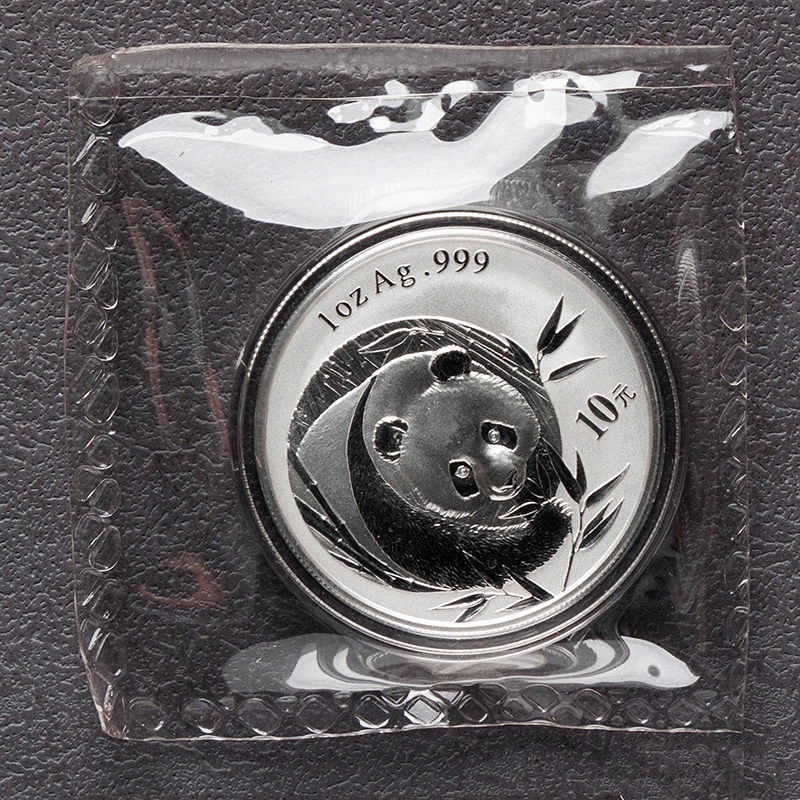 2005 - 2000 China Panda Silver Coins - 1oz .999 BU