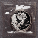 2005 - 2000 China Panda Silver Coins - 1oz .999 BU