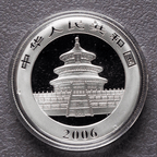 2015-2006 China Panda Silver Coins - 1oz .999 BU