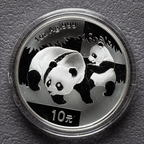 2015-2006 China Panda Silver Coins - 1oz .999 BU