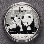 2015-2006 China Panda Silver Coins - 1oz .999 BU