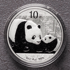 2015-2006 China Panda Silver Coins - 1oz .999 BU