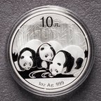 2015-2006 China Panda Silver Coins - 1oz .999 BU