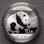 2026-2016 China Panda Silver Coins - 30g ag.999 BU