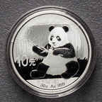 2026-2016 China Panda Silver Coins - 30g ag.999 BU