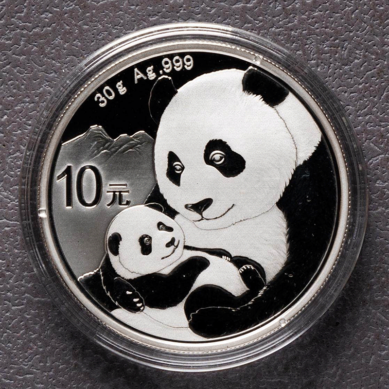 2026-2016 China Panda Silver Coins - 30g ag.999 BU