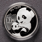 2026-2016 China Panda Silver Coins - 30g ag.999 BU