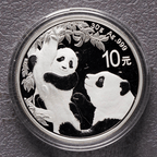 2026-2016 China Panda Silver Coins - 30g ag.999 BU