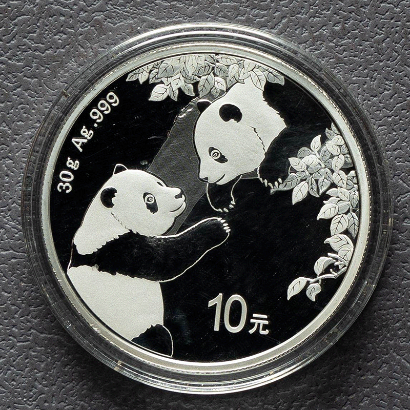 2026-2016 China Panda Silver Coins - 30g ag.999 BU