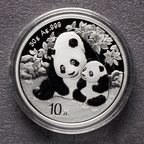 2026-2016 China Panda Silver Coins - 30g ag.999 BU