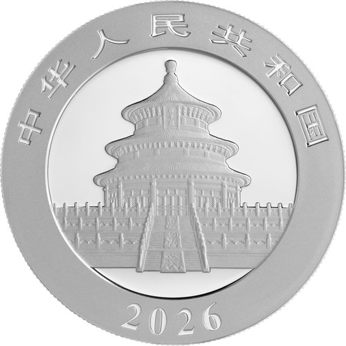 2026 China 10 Yuan 30g Ag.999 Panda Silver Coin BU